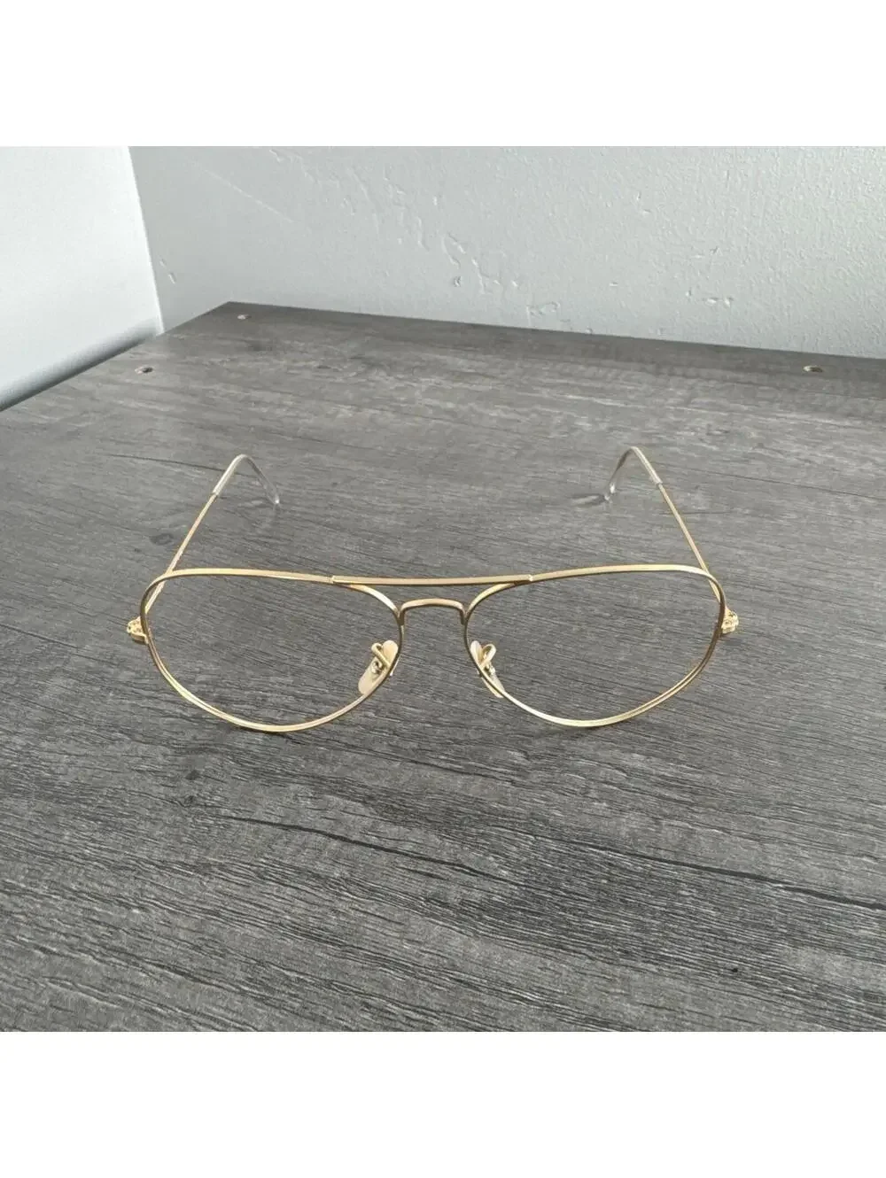 Ray-Ban Sunglasses RB 3025 112/19 Gold Clear Aviator FRAMES ONLY 58-14